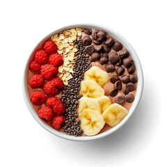 bowl of muesli with berries