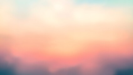 Obraz premium Abstract blended gradient background with soft pastel colors evoking a serene and calm atmosphere.