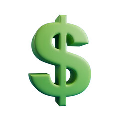 green dollar symbol
