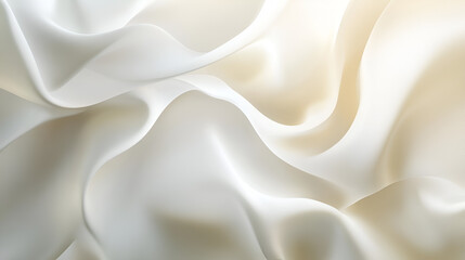 Obraz premium silk, satin, fabric, texture, material, textile, cloth, soft, wave, decoration, gold, smooth, luxury, pattern, curve, shiny, color, silky, cream, elegance, backgrounds, golden, backdrop, drapery, desi