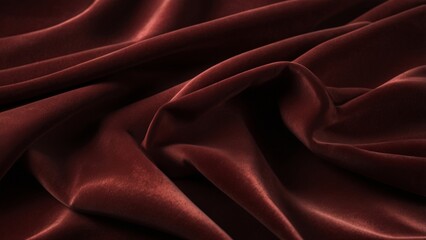 Obraz premium Imperial Dark Burgundy Velvet Background Luxurious Fabric Texture