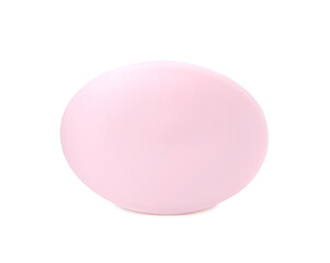 One soap bar isolated on white. Personal hygiene product