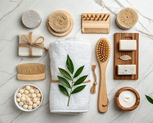 set of cosmetic products