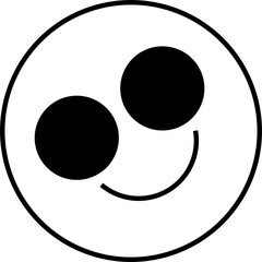 happy face, Vector, figure, abstract geometric shapes and grids.