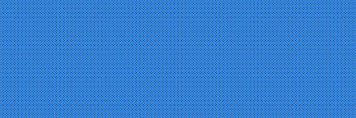 Dotted grid seamless pattern for bullet journal. Blue point texture. Blue dot grid for notebook paper. Vector illustration on blue background.
