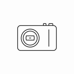 photo camera icon sign vector