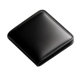 Elegant black wallet with smooth design and fine stitching details for everyday use