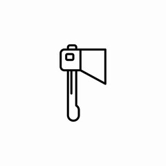 axe hatchet icon sign vector