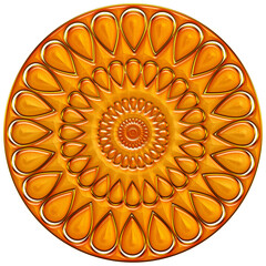 illustration of a mandala flower