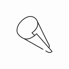 paper cone icon sign vector
