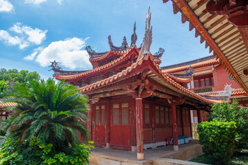Fototapeta premium Kaiyuan Temple is a Buddhist temple built in 686 on West Street (Xijie) in historic Licheng district in Quanzhou City, Fujian, China. This temple is Quanzhou Song Yuan World Heritage Site. 