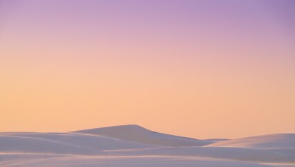 Pastel Desert Sunset Serene Sands and Soft Hues