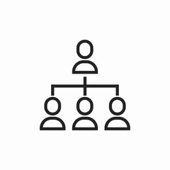 team supervisor icon sign vector