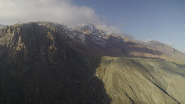 Scenic Detail of the Atlas Mountains in Morocco