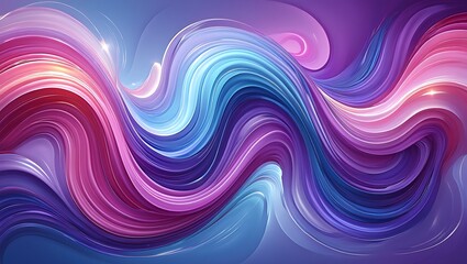 Obraz premium Abstract Swirling Color Waves Vibrant Hues and Dynamic Flow