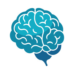 Brain icon, Brain Logo vector illustration. Brain icon, Brain Logo silhouette set . Human brain in three planes.