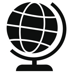 globe icon vector
