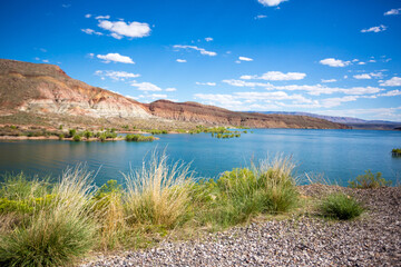 Reservoir at Quail Creek State Park in Hurricane, Utah