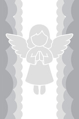 天に昇天するエンジェル