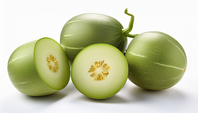 winter melon isolated on white background