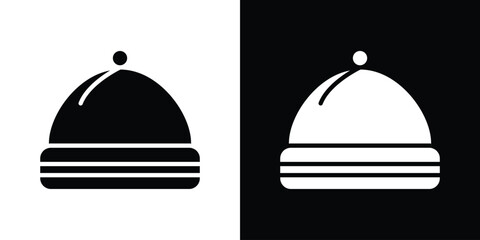 Beanie icon illustration. icon templates pack.