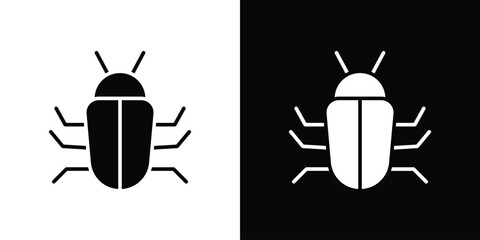 Bugs icon illustration. icon templates pack.