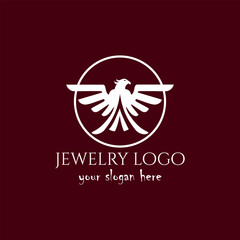 jewelry store logo design vector	