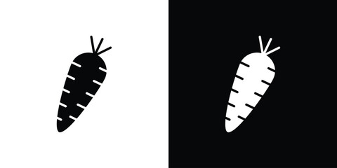 Carrot icon illustration. icon templates pack.