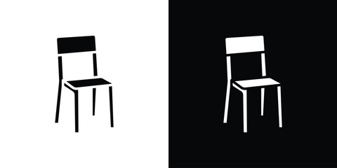 Chair icon illustration. icon templates pack.