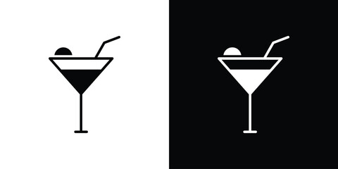 Citrus Glass icon illustration. icon templates pack.