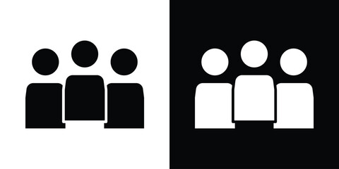 Community icon illustration. icon templates pack.