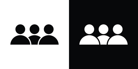 Community icon illustration. icon templates pack.