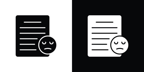 Complaint icon illustration. icon templates pack.