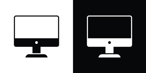 Desktop icon illustration. icon templates pack.
