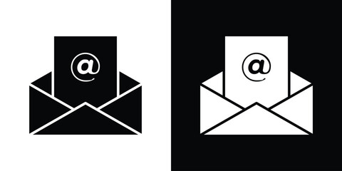 Email icon illustration. icon templates pack.