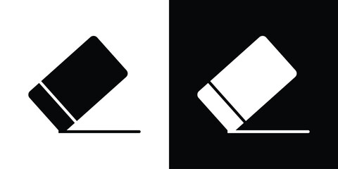 Eraser icon illustration. icon templates pack.