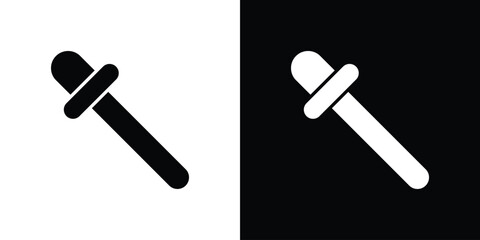 Eye dropper icon illustration. icon templates pack.