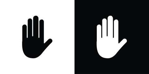 Hand icon illustration. icon templates pack.
