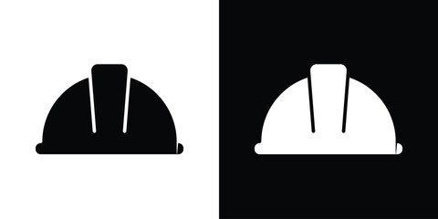 Hard hat icon illustration. icon templates pack.