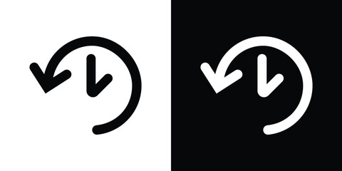 History icon illustration. icon templates pack.