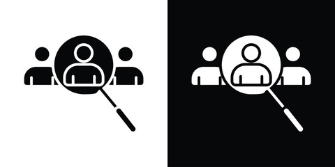 Hiring icon illustration. icon templates pack.