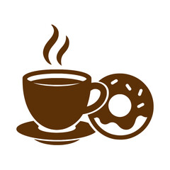 Coffee Cups and Beans Icon Set, Flat Coffee Icons, Cups and Beans Vector Design, Coffee Cup and Bean Vector Silhouettes, Isolated 4K Icons, Minimalist Coffee Icons, Cup and Bean Bundle Vector on White