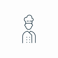 chef cuisine icon sign vector
