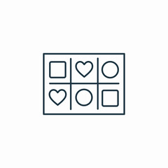 cookie mold icon sign vector