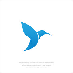 Modern Bird Logo Design – Minimalist Vector Symbol for Business and Branding