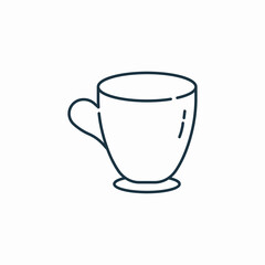 empty cup icon sign vector