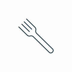 fork utensils icon sign vector