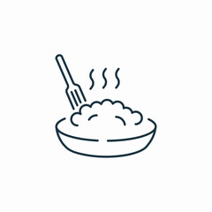 hot meal dish icon sign vector