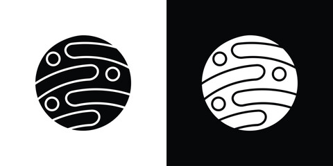 Mercury icon illustration. icon templates pack. © Hunt