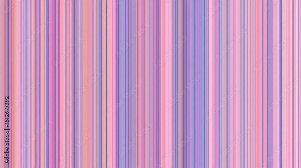 Poster Purple and pink striped background with a white line. The background is very colorful and the white line is the only thing that is not